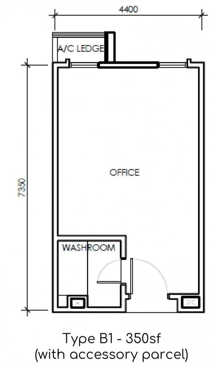 Type B1 Floor Plan @ Paxtonz Empire City