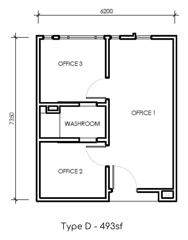 Type D Floor Plan @ Paxtonz Empire City