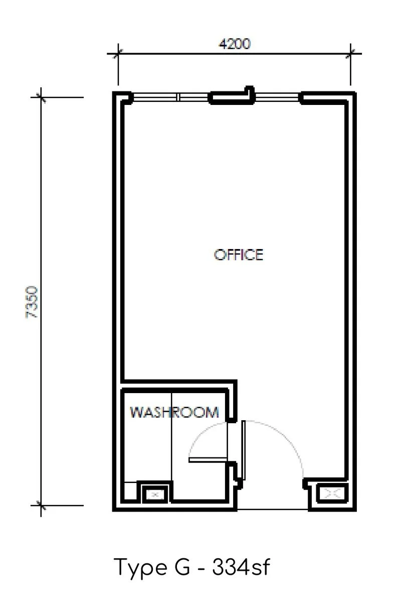 Type G Floor Plan @ Paxtonz Empire City