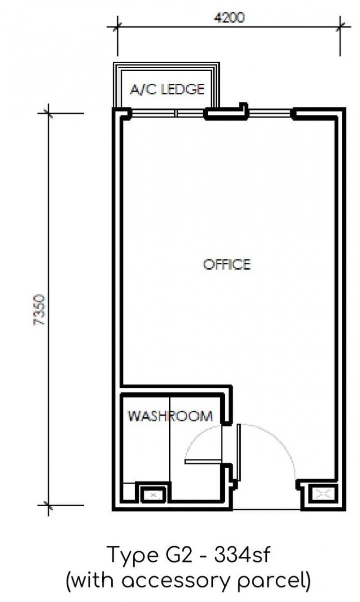 Type G2 Floor Plan @ Paxtonz Empire City