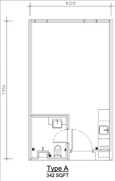 Type A Floor Plan @ Mossaz