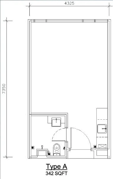 Type A Floor Plan @ Mossaz