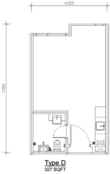 Type D Floor Plan @ Mossaz