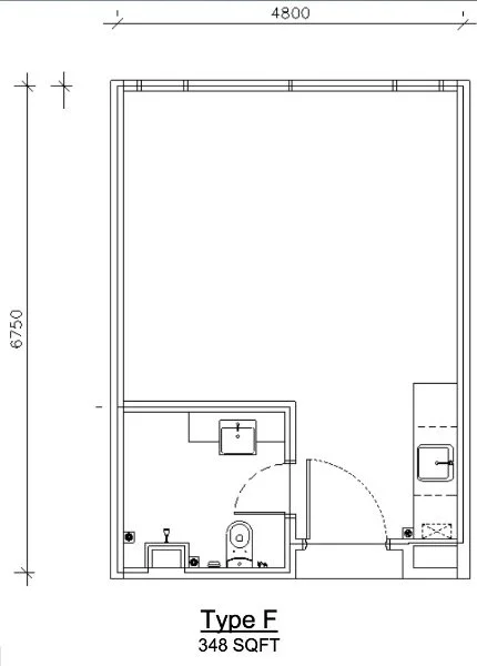 Type F Floor Plan @ Mossaz