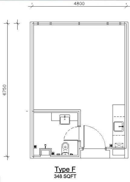 Type F Floor Plan @ Mossaz